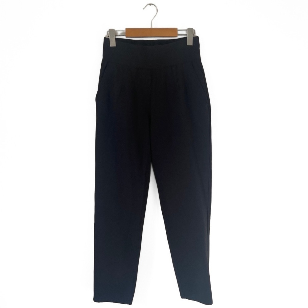 Kit And Ace Black High-Rise Comfy Athletic Ankle-Length Joggers Size 6